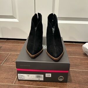 Vince Camuto women’s suede ankle bootie